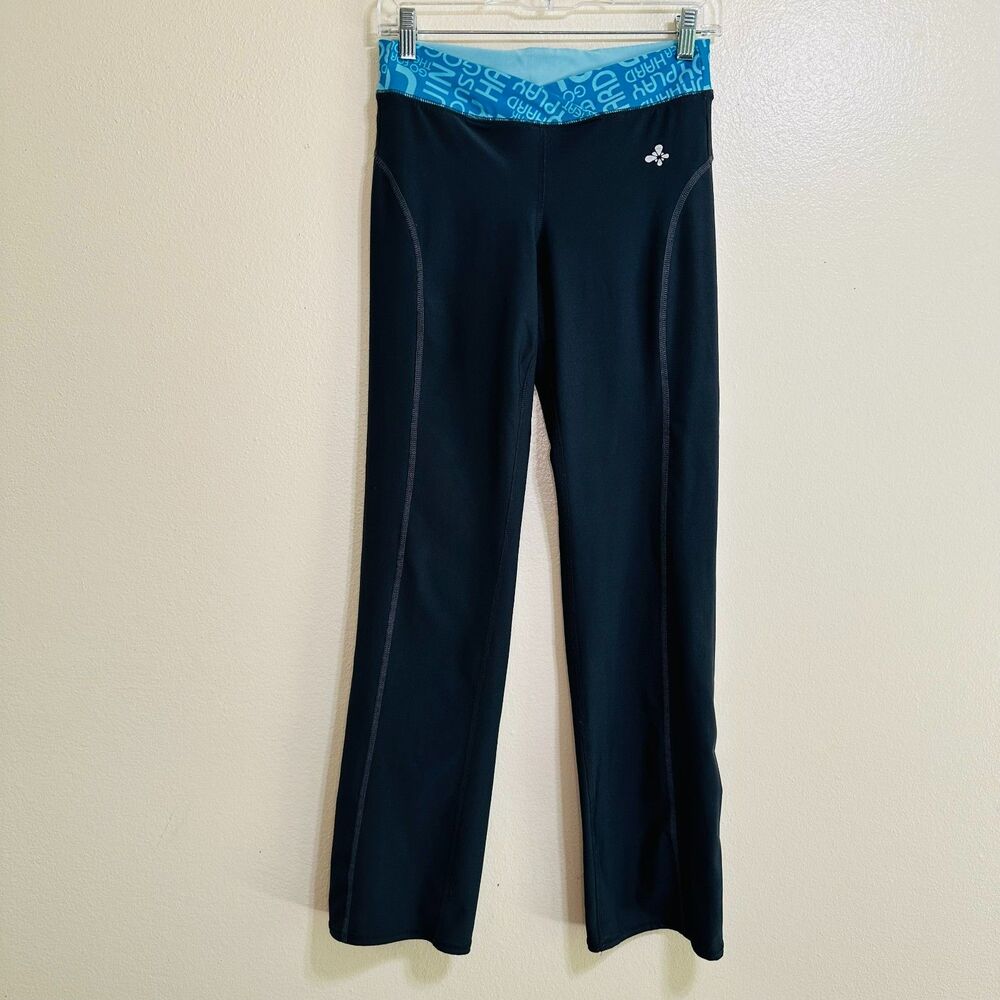 Women's Low Rise Yoga Pants, Size S Athleisure Pants Straight Leg